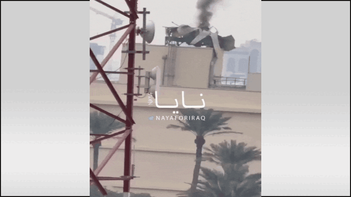    Американская система ПВО пропустила несколько ударов, хотя от атак с применением более крупных дронов ранее успешно отбивалась. Источник: ТГ-канал "Военный осведомитель"