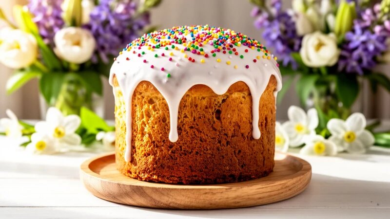     Пасхальный кулич. Алиса ai