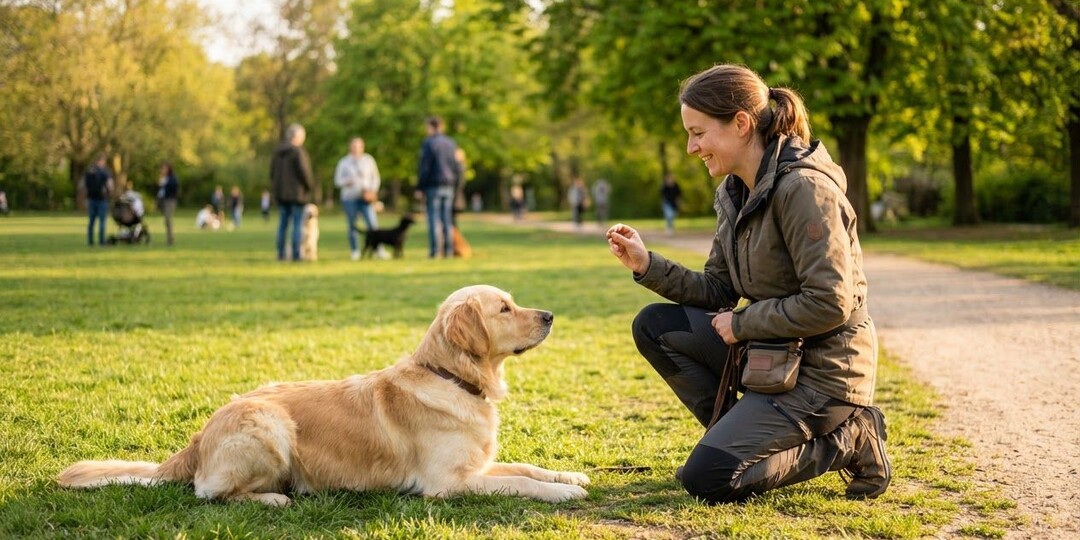3 команды для безопасности собаки, которым учат в первую очередь