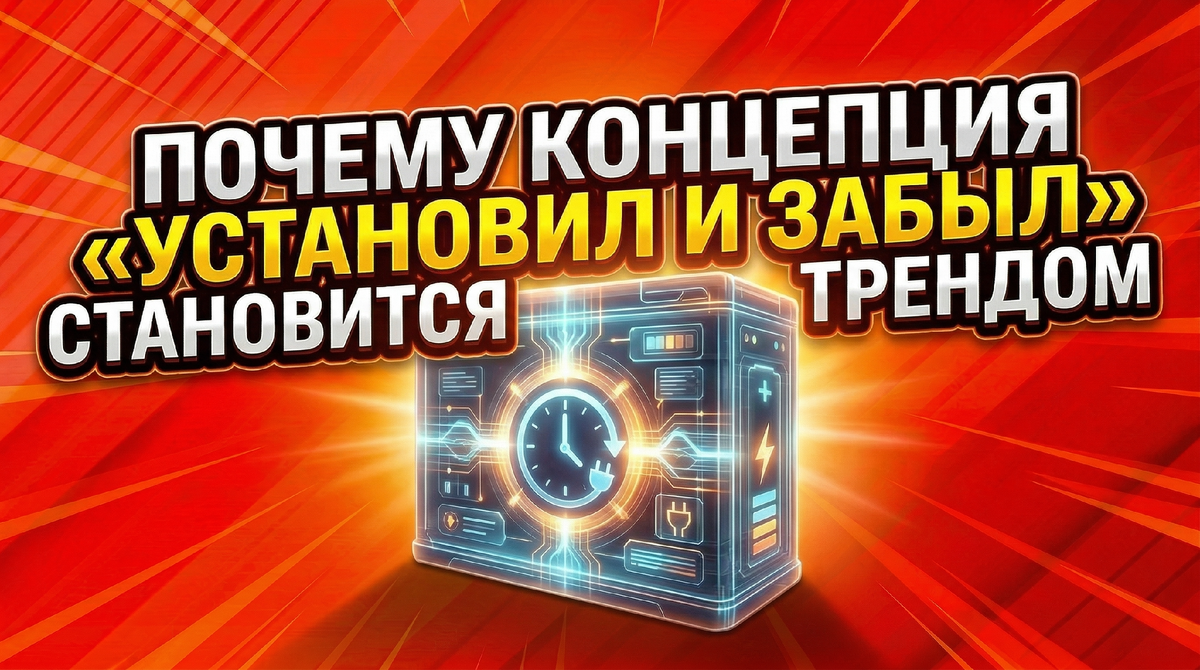 Аккумууляторы NEXT LEVEL - Установил и забыл.