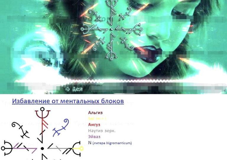 Чистка ментальных блоков.