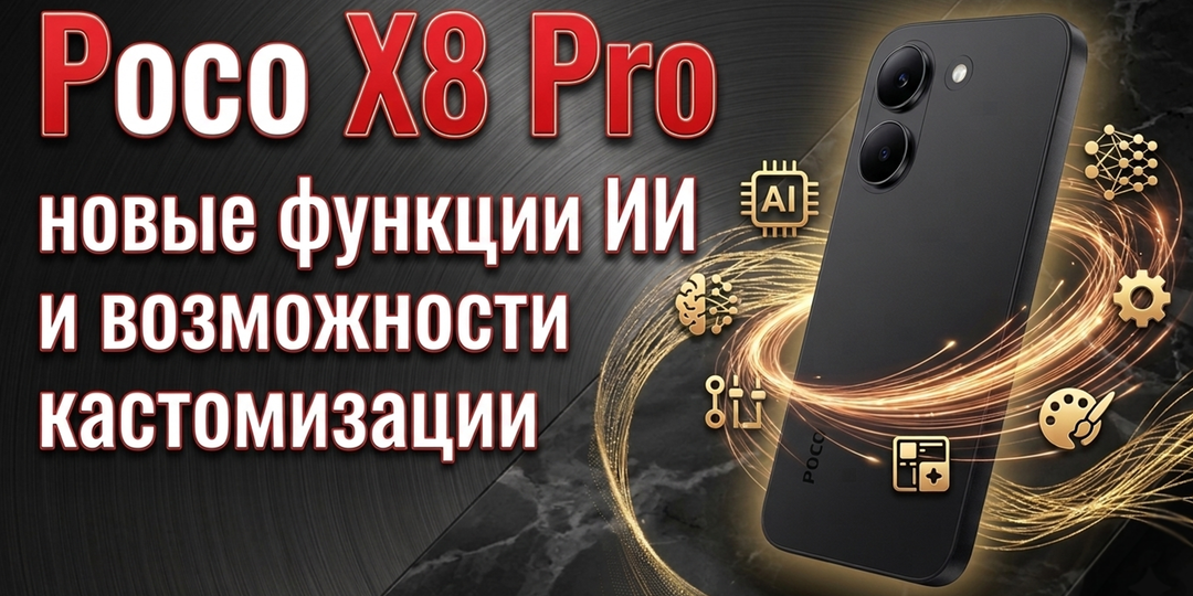 Обзор Poco X8 Pro: функции ИИ и возможности кастомизации