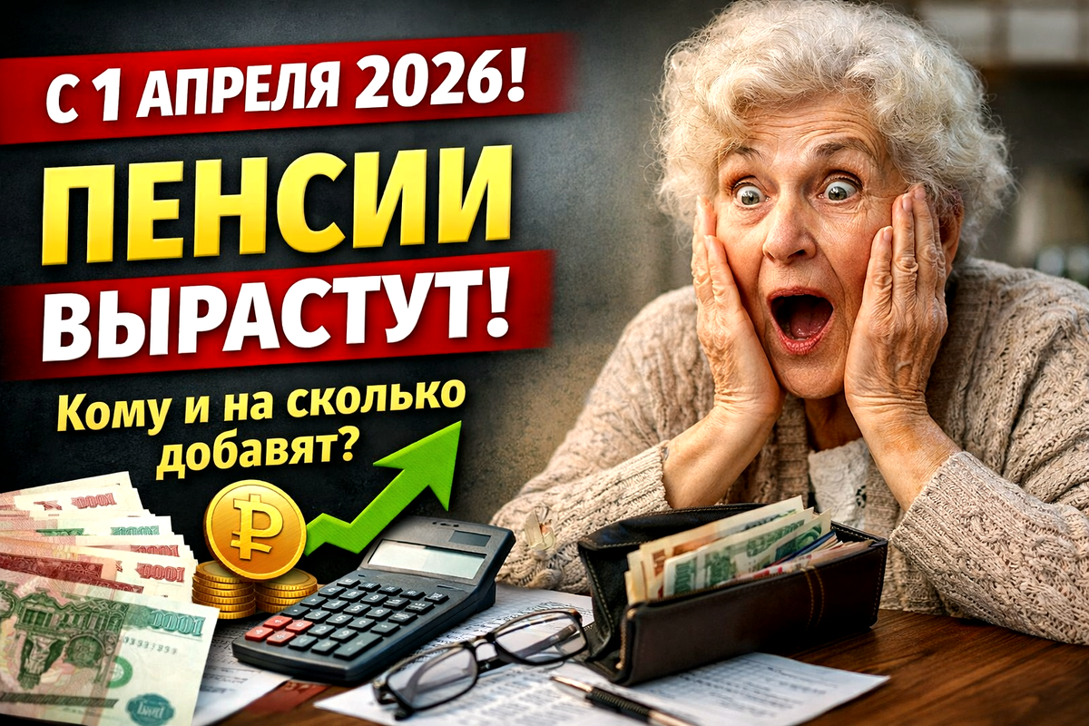 Индексация социальных пенсий с 1 апреля 2026: кому повысят выплаты и на сколько вырастут доходы?