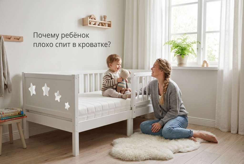    Понимание причин беспокойного сна помогает наладить режим ребенка. ecomebel