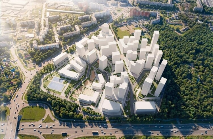    Специализированный застройщик «Унистройрегион-4» (который входит в ГК «Унистрой») в Уфе выиграл торги на право комплексного развития территории в районе улицы Казанской, проспекта Салавата Юлаева и реконструируемой улицы им. Города Галле. Плановый объем инвестиций — более 50 миллиардов.   
Фото: Эскиз: телеграм-канал «Джи-групп»