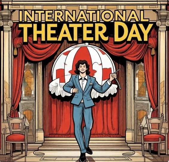 День театра - прекрасный повод посетить театр сегодня, или в выходные ! 