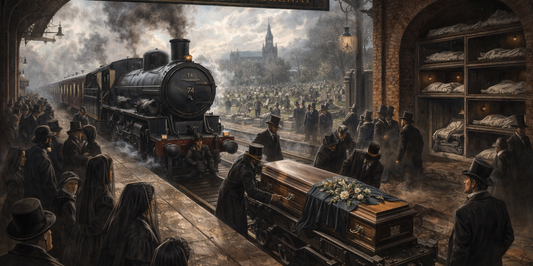 Поезд мертвецов - самая странная железная дорога Викторианской Англии