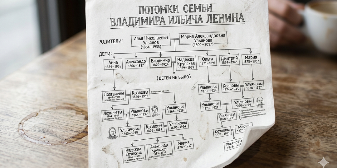 Потомки семьи Владимира Ильича Ленина