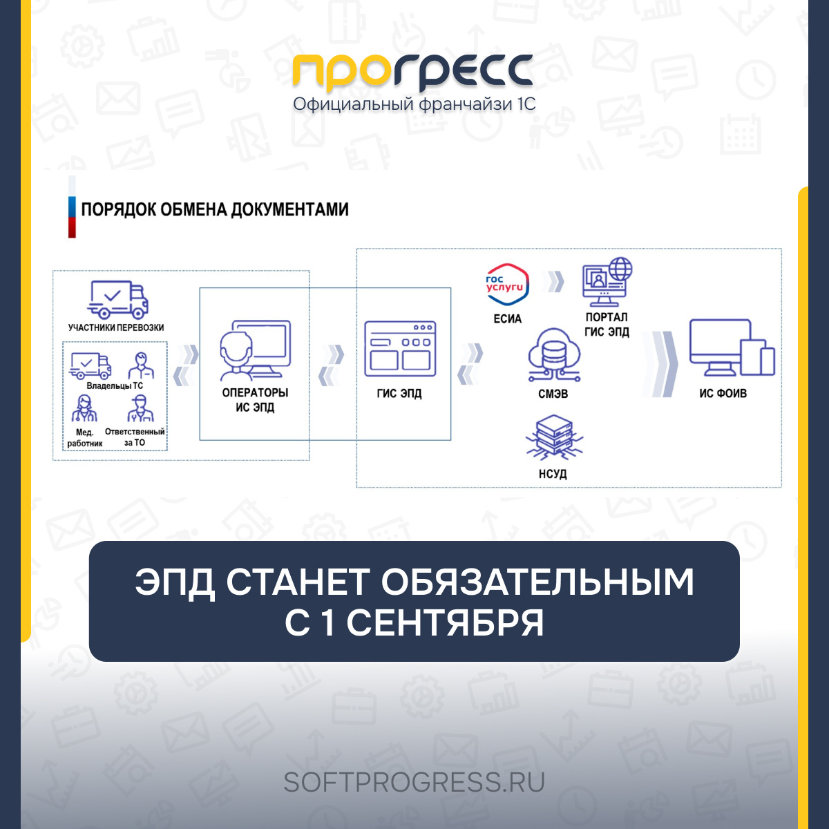 ЭПД - станет обязательным с 1 сентября 