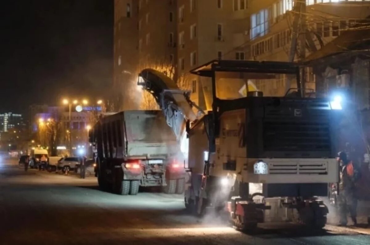    Улицу Костина первой обновляют в рамках дорожного нацпроекта в Астрахани