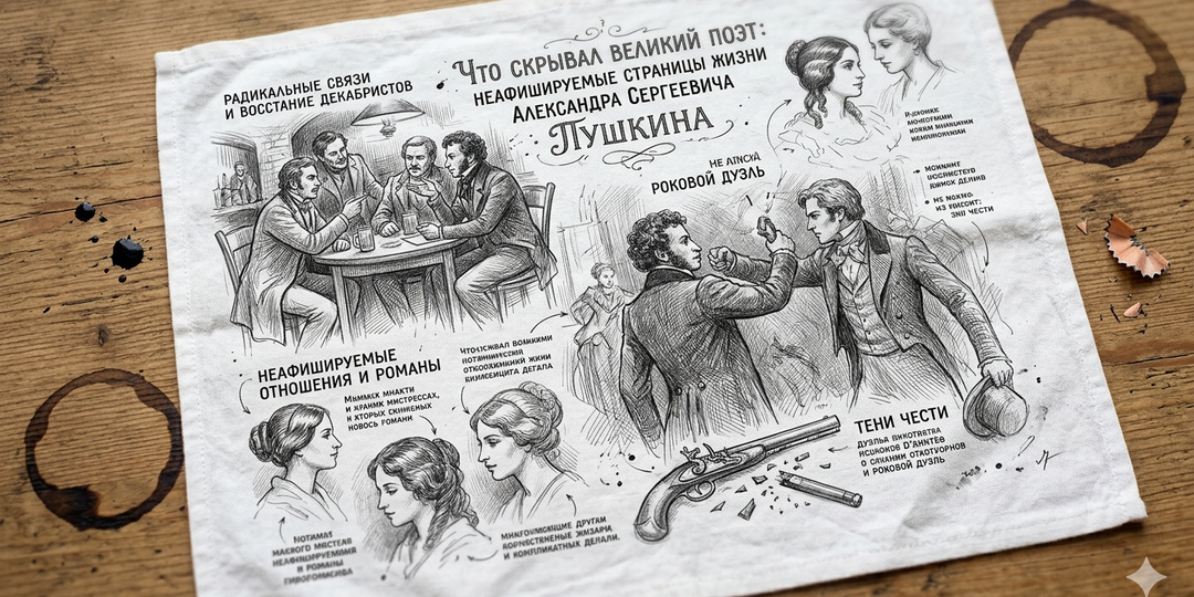 Что скрывал великий поэт: неафишируемые страницы жизни Александра Сергеевича Пушкина