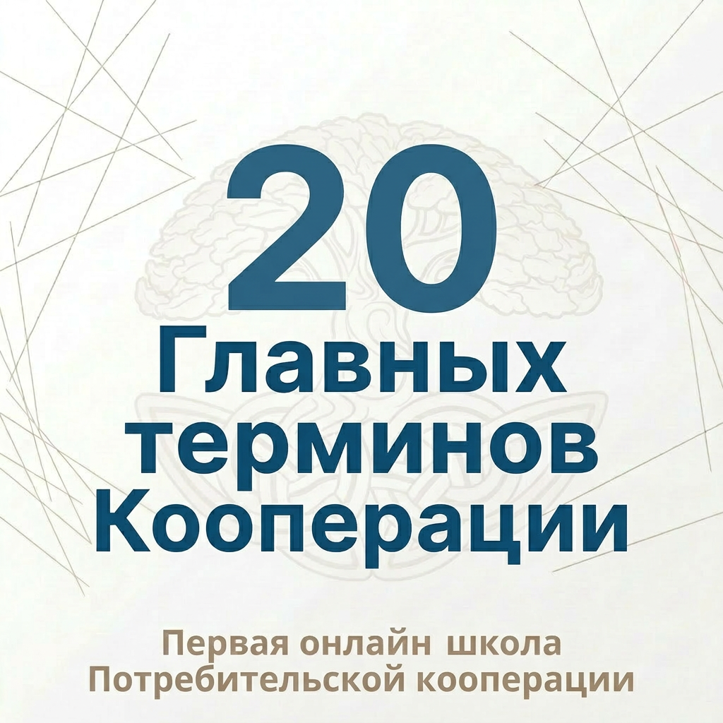 20 главных терминов Потребкооперации