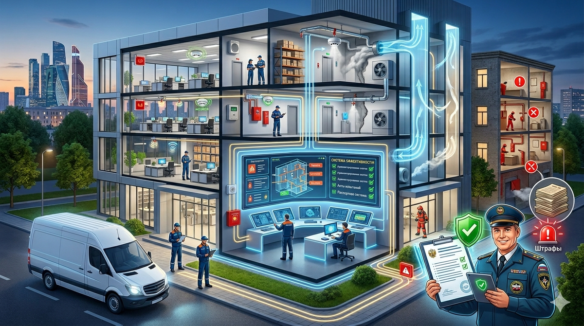 Пожарная безопасность «под ключ»: как защитить бизнес, пройти проверку МЧС и не переплатить при монтаже