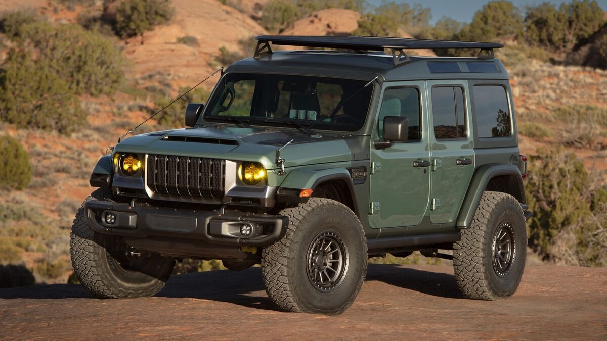    Jeep Wrangler ANVIL 715 Concept. Фото Stellantis