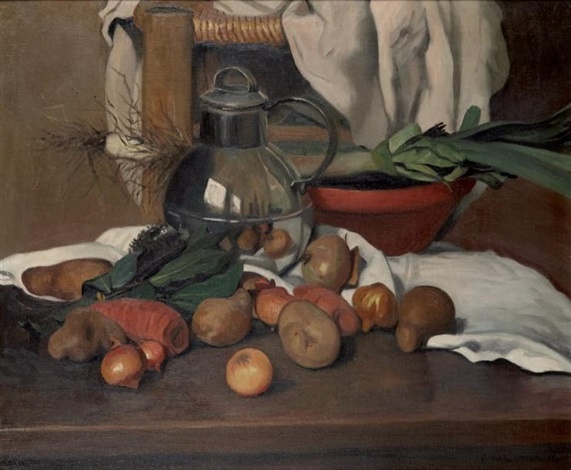 Феликс Валлотон: Натюрморт с овощами. 1914