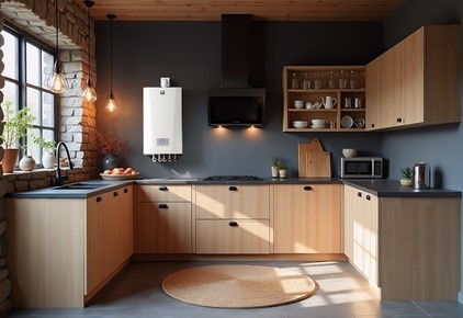 Настенные газовые котлы «Лемакс» удобно вписываются в интерьер, даже если кажется, что места для установки нет