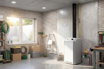 Для напольных котлов нужна отдельная котельная. Но в этом же помещении можно оборудовать, например, мастерскую