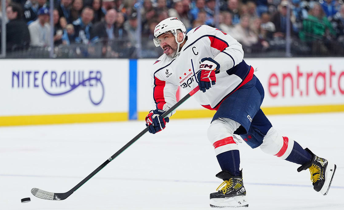 Александр Овечкин трижды поразил ворота "Юты". Фоо: соцсети