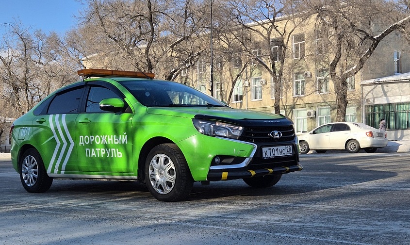 Больше 500 раз помогли автомобилистам инспекторы «Дорожного патруля» на трассах Приамурья