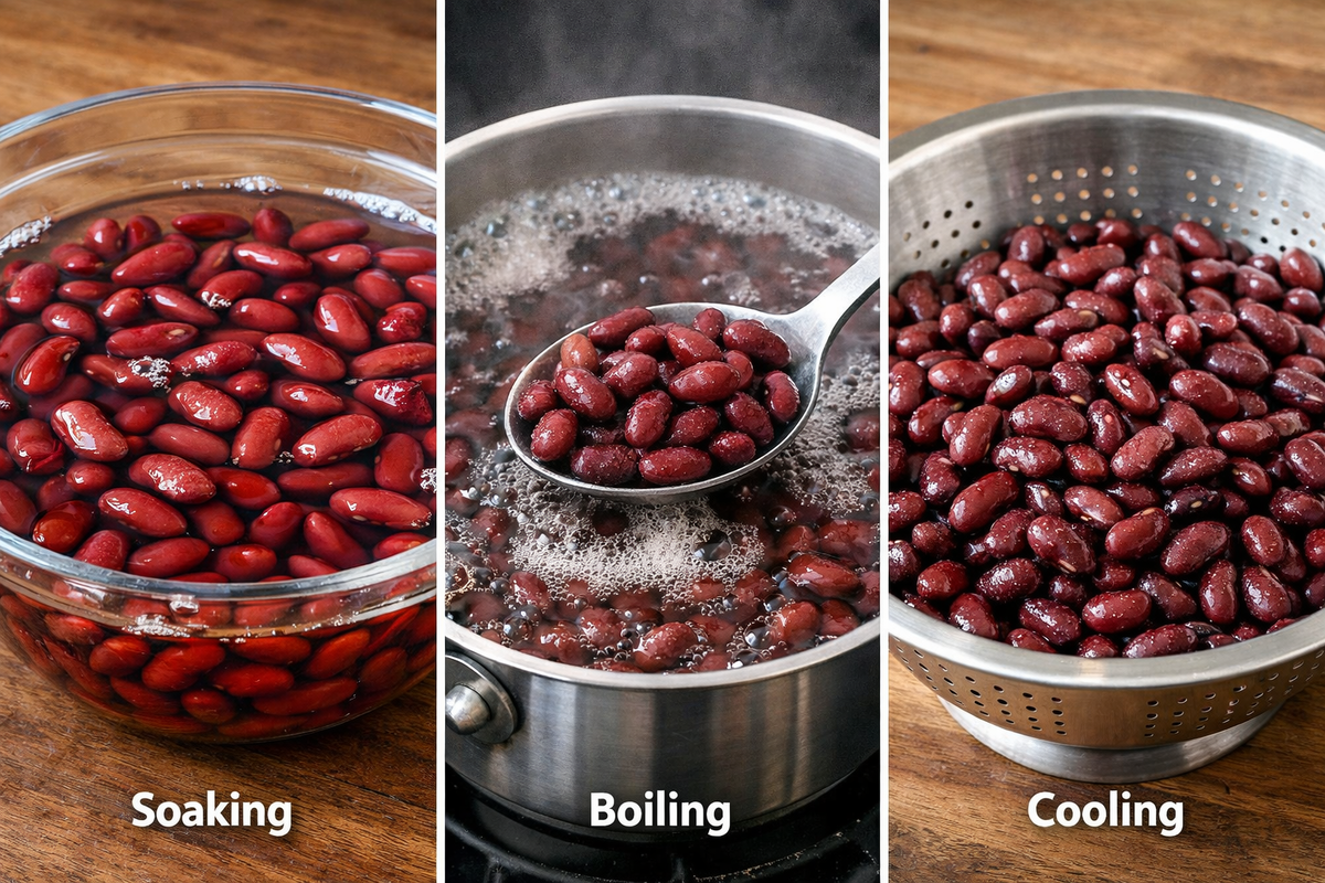 Подготовка фасоли