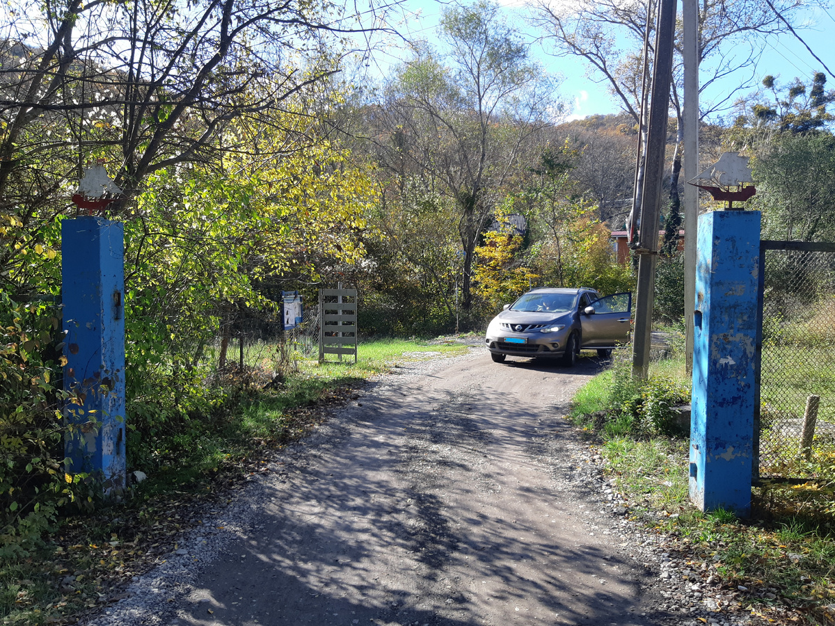 въезд в СНТ "Бриз"