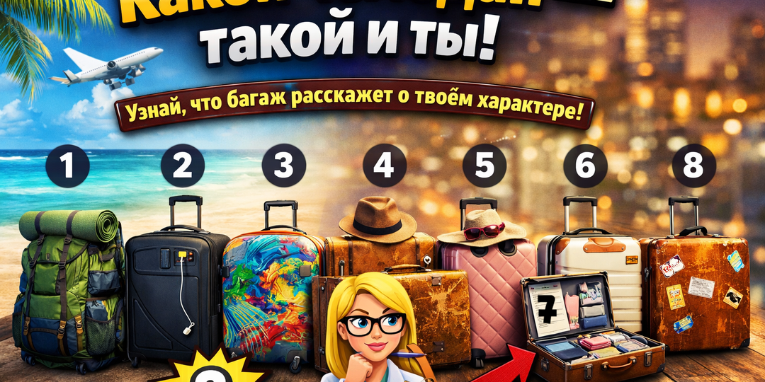Психологический тест: как вы собираете багаж - так вы живете