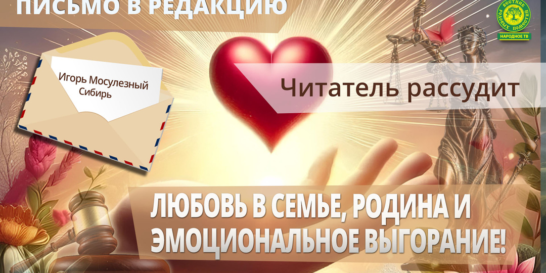 Любовь в семье, Родина и эмоциональное выгорание!