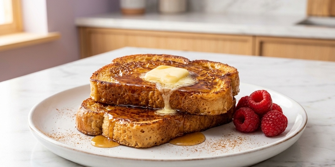 Кето-французские тосты из хлеба за 90 секунд — завтрак за 15 минут