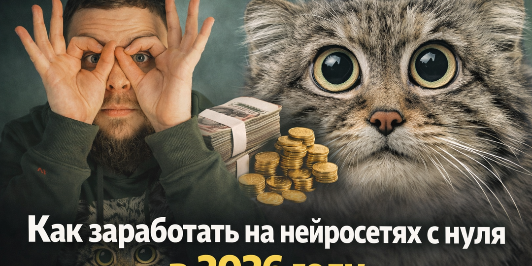 💰 Как заработать на нейросетях с нуля: реальные способы в 2026 году