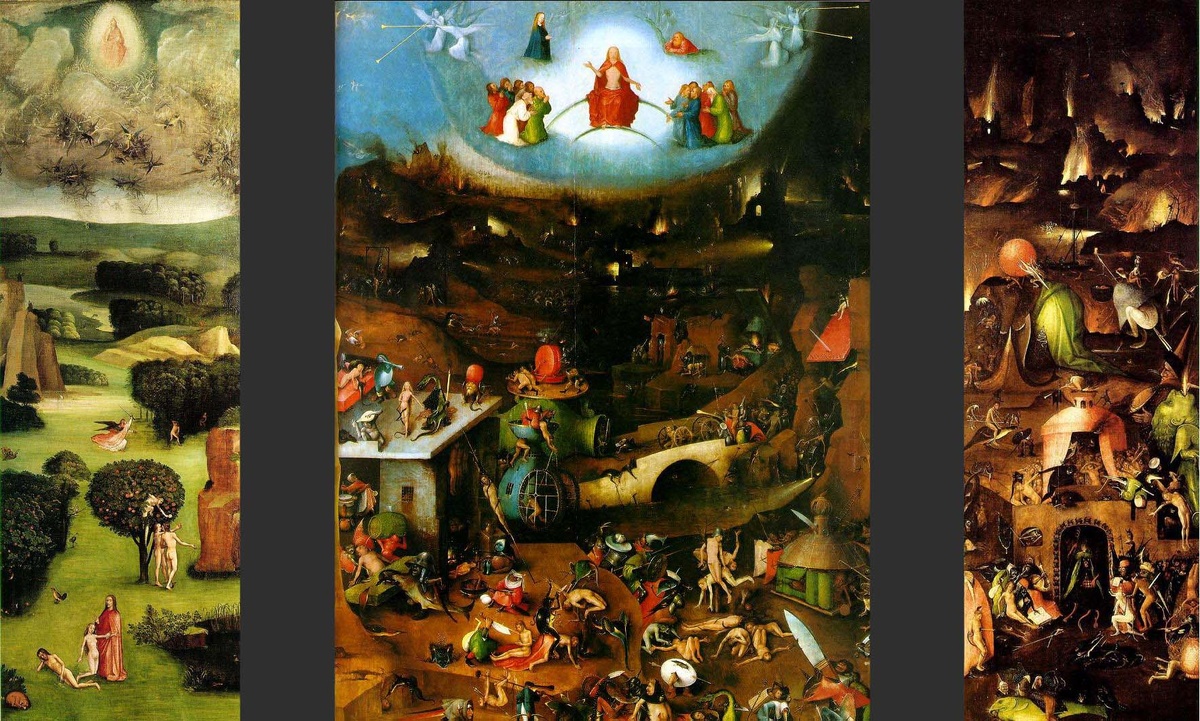 Страшный суд. Триптих. Нач. XVI в. Художник — Иероним Босх