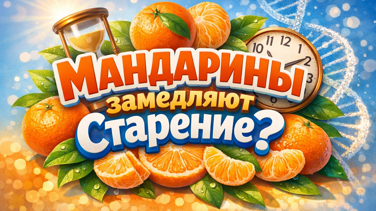 Мандарины замедляют старение?