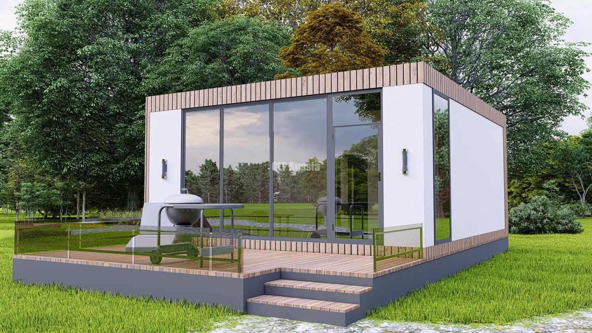 Панорамное остекление и чистовая CLT отделка. Фото: https://clt-russia.com