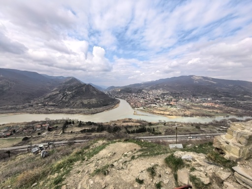 Вид на Мцхету от Джвари