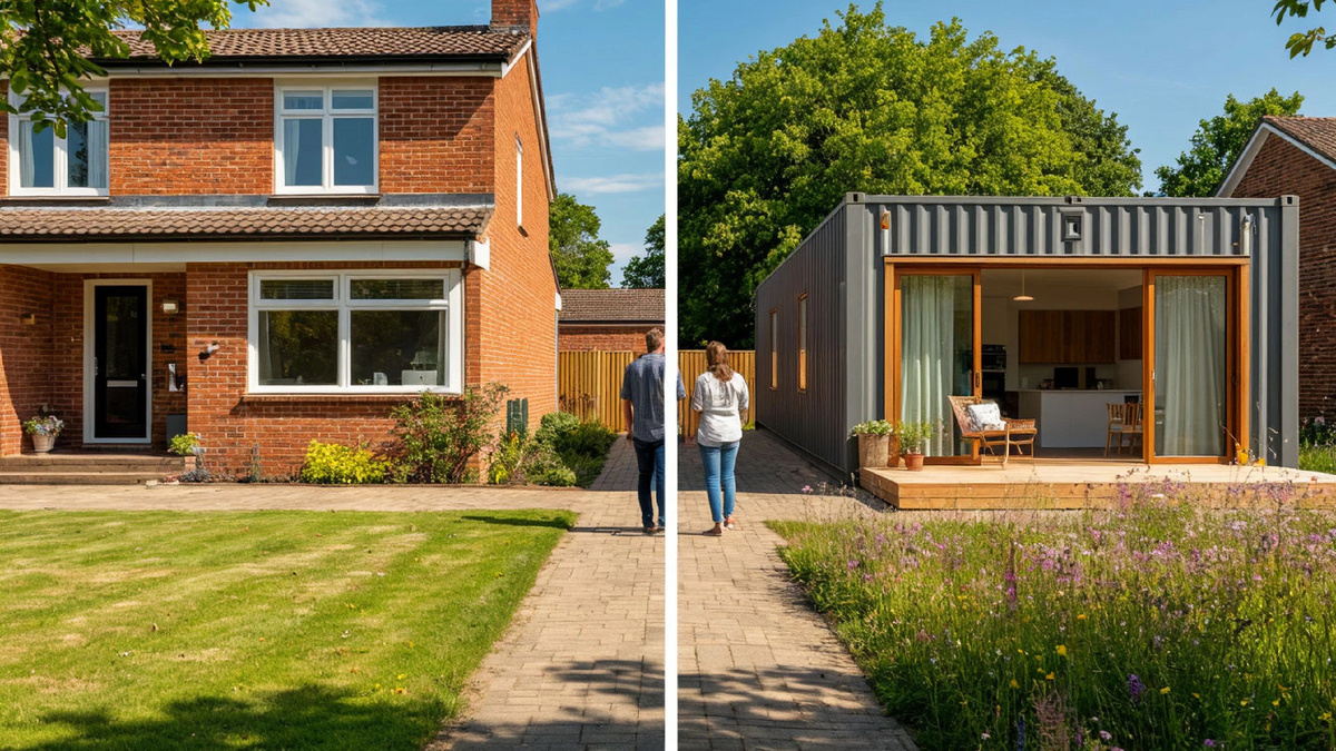 Слева — мечта, которая стоит как самолёт. Справа — реальность, которая укладывается в бюджет подержанной иномарки. Контейнерное жильё перестало быть экзотикой и стало выбором тех, кто считает деньги.