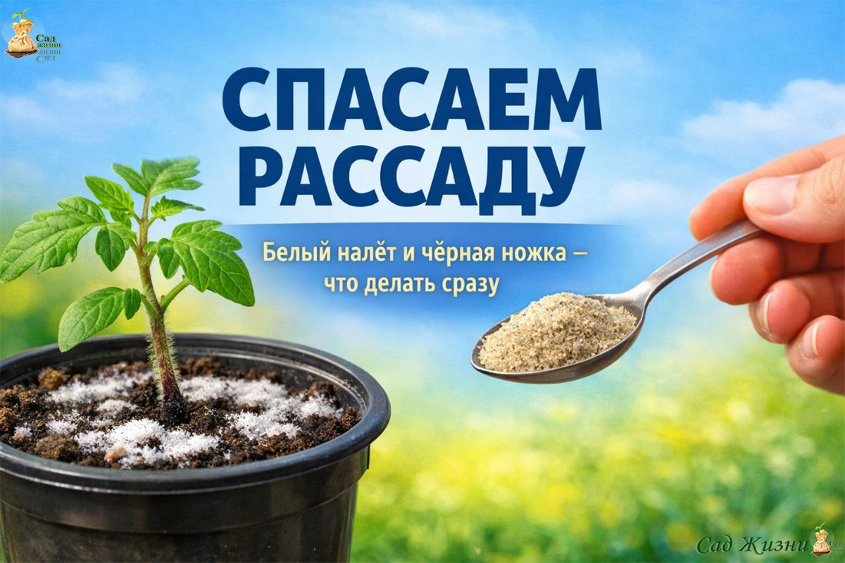 Белый налёт и чёрная ножка: пошаговая инструкция по спасению рассады