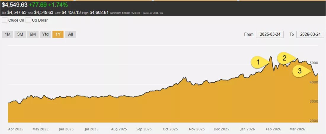 График цен за 12 месяцев / график © Питер Рейган