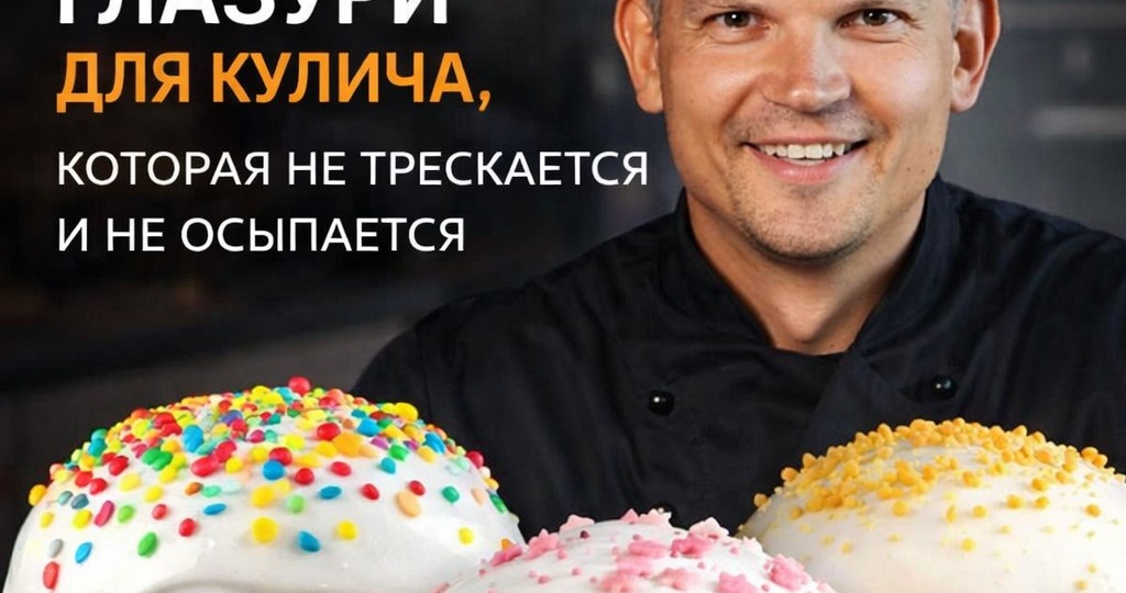3 рецепта идеальной глазури для кулича, которая не трескается и не осыпается