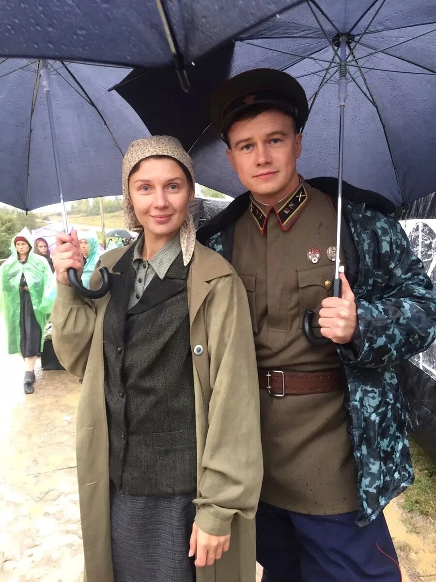    На съёмках «Подольских курсантов». Фото: Из личного архивa/ Ирина Жёлтикова