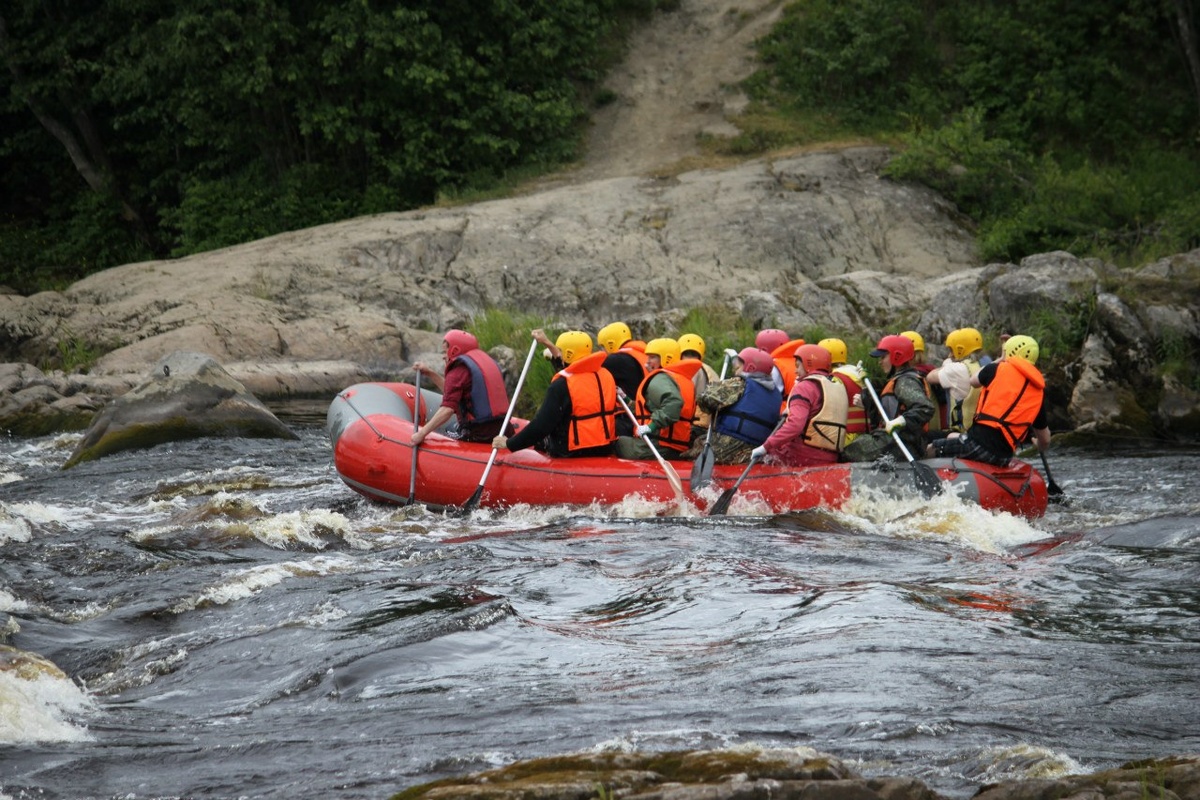 Рафтинг на Шуе, июнь 2014 г.