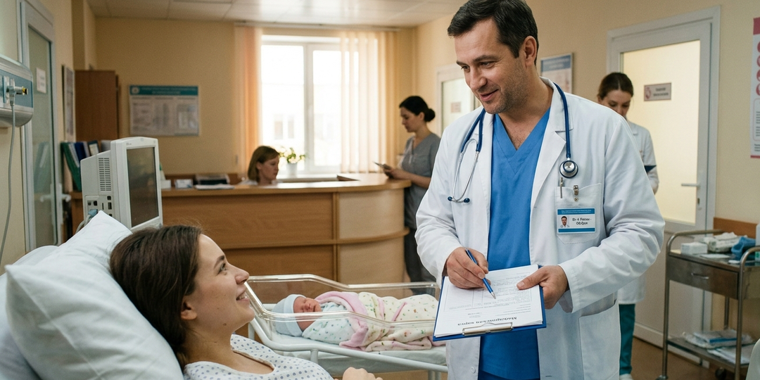День из жизни врача акушера.