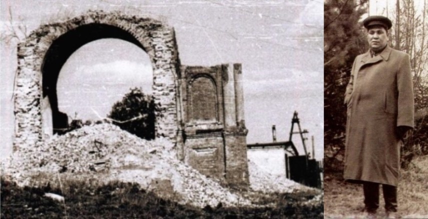 Зия Нуриев не хотел, чтобы его связывали с взрывом Покровского храма. Такими застал руины в 1974 году бирский фотограф Сергей Климин