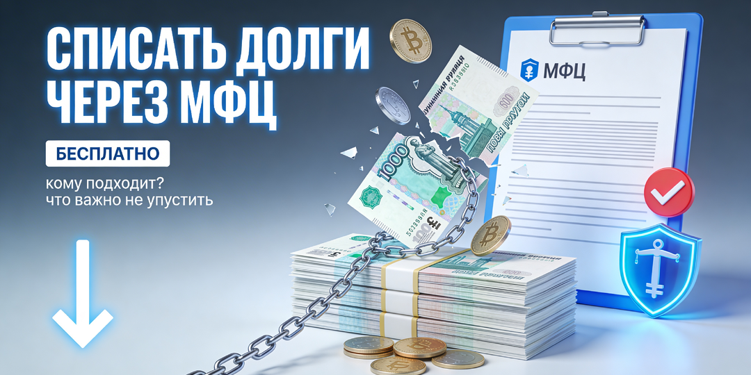 Как списать долги через МФЦ бесплатно: кому подходит и что важно не упустить