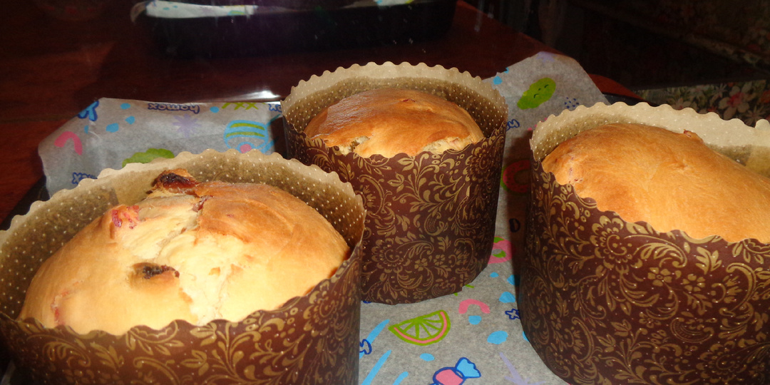 Кулич по рецепту из советской кулинарной книги