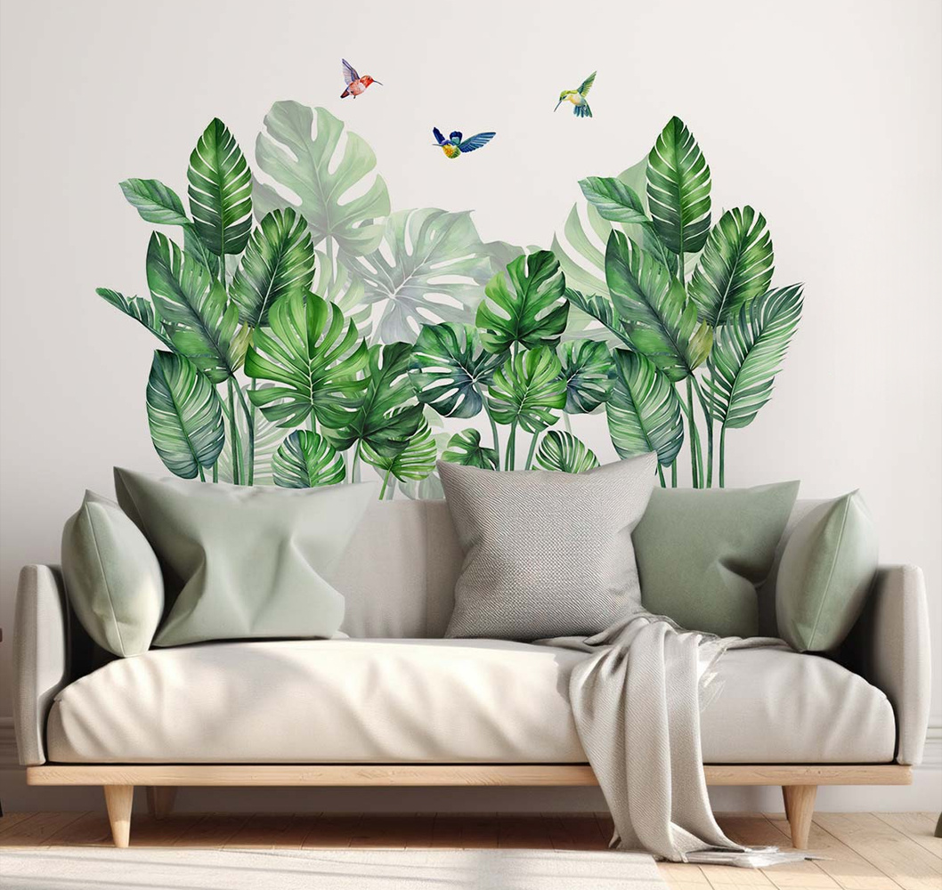 Пример простого и быстрого обновления зоны отдыха на даче интерьерными наклейками VEROL.