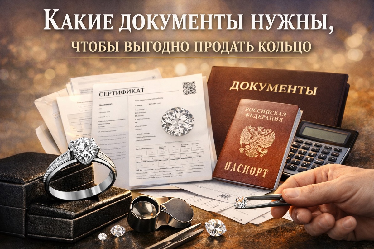 Какие документы нужны, чтобы выгодно продать кольцо
