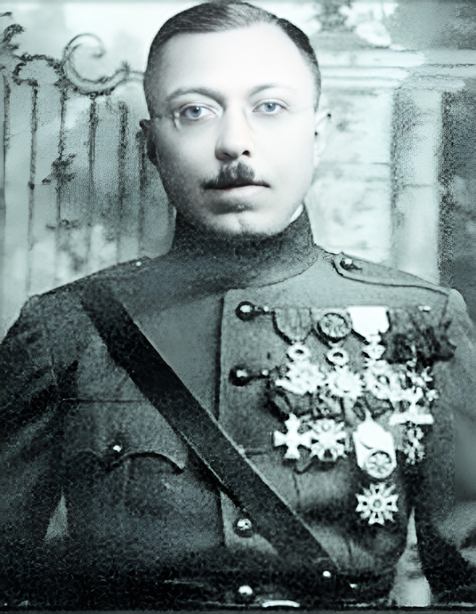 Louis Grondijs, Captain in the French Army in 1919