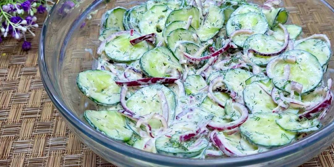 Весной всей семьей подсели на этот салат. Готовлю за 5 минут! Без майонеза! Быстрая и вкусная закуска из огурцов! Супер заправка.