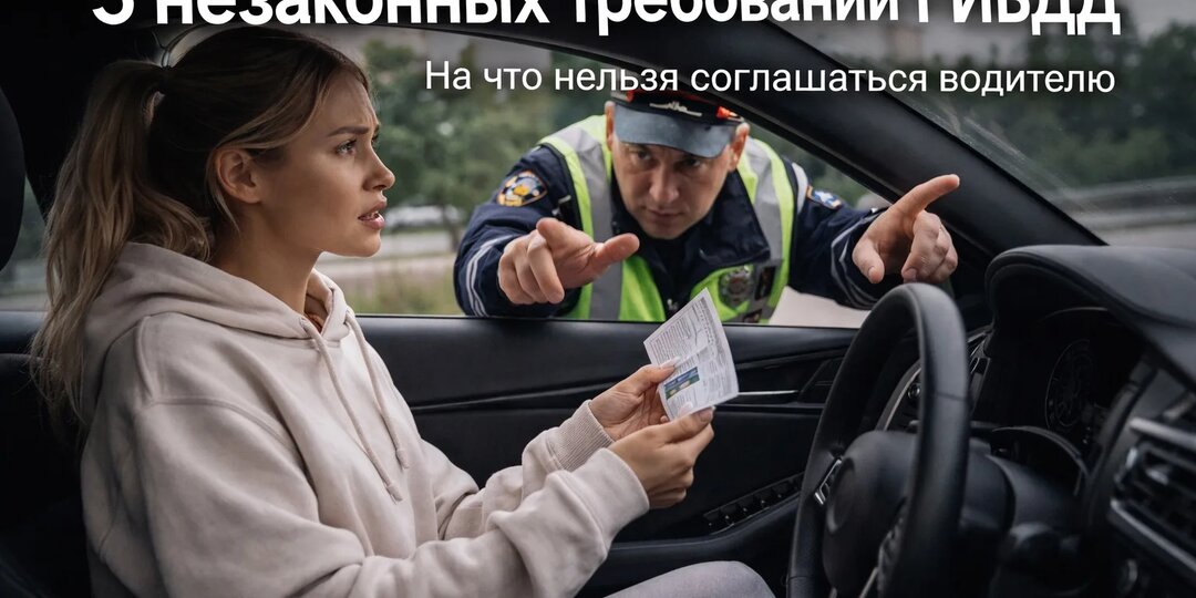 Остановили сотрудники ГИБДД. 5 незаконных требований, на которые нельзя соглашаться
