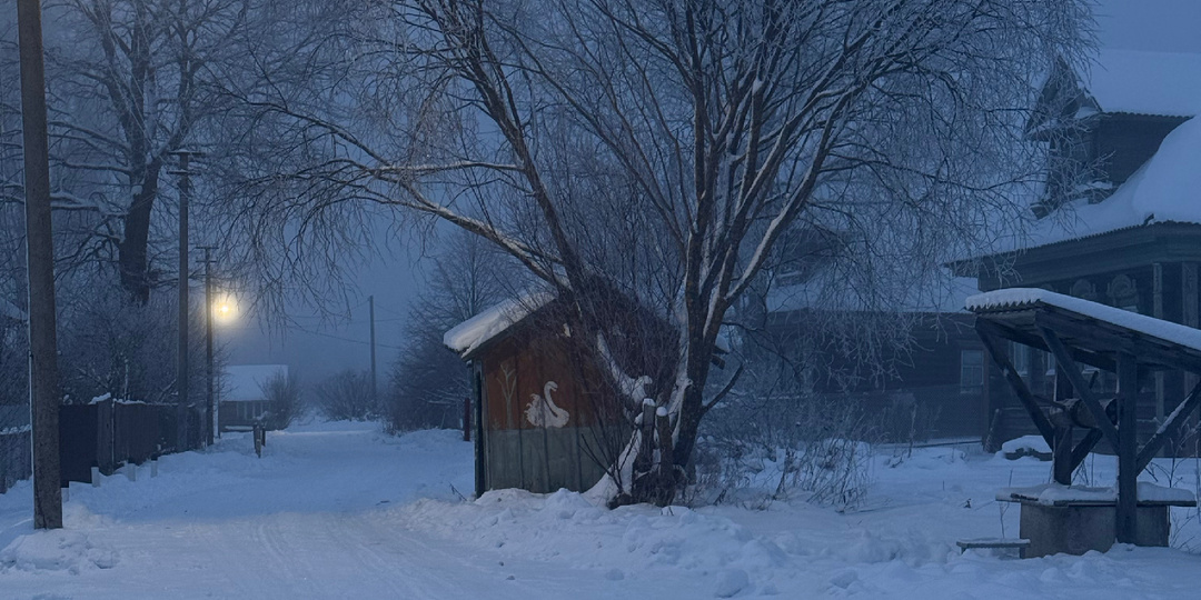Моя деревня в Ярославской области между зимой и весной: здесь особенно заметно, как течёт время
