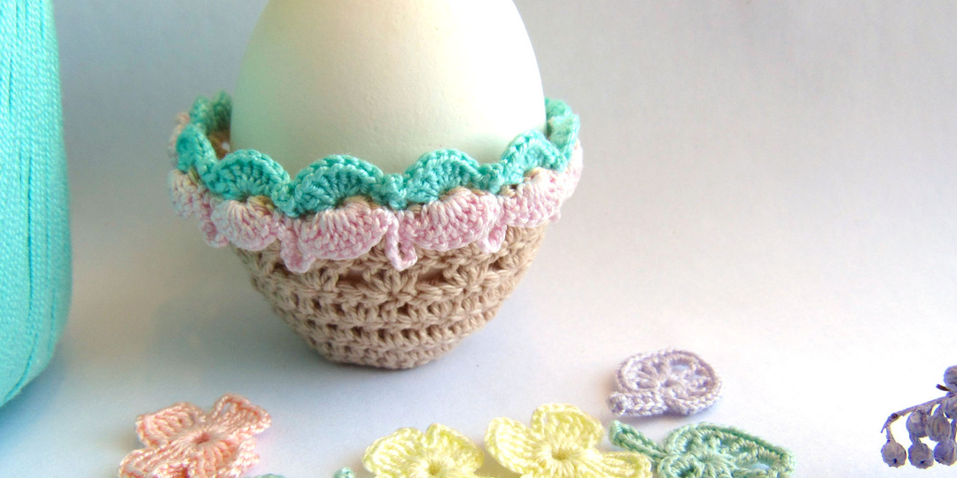 Пасхальный декор крючком. Мастер - Класс для начинающих.